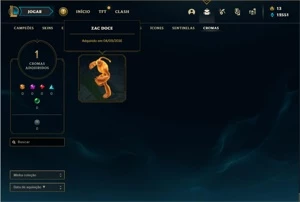 Conta bronze 4 com 85 Champs e 42 Skins - League of Legends LOL