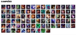 Conta bronze 4 com 85 Champs e 42 Skins - League of Legends LOL