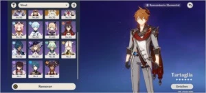 AR 54 (XIAO+DILUC+CHILDE+KEQING+ 48 DESTINOS ENTRELAÇADOS) - Genshin Impact