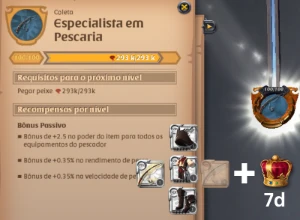 Pesca 100/100 - Albion Online
