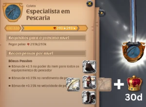 Pesca 100/100 - Albion Online