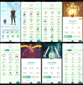 Pokémon GO LVL 42 | 2 Palkia +Moltres shiny  + 3  T400