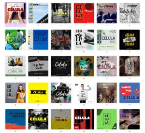 Pack Canva Criativo para Célula Gospel - 80 Artes Editáveis - Serviços Digitais