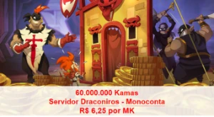 Vendo 60Mk Servidor Draconiros (Monoconta) 6,25 Por Mk - Dofus