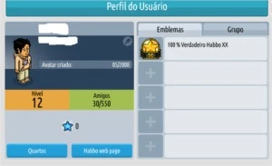 VENDO CONTA HABBO 2008 COM RAROS HC