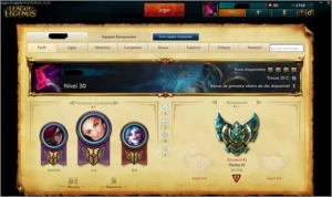 Conta Platina IV LOL - League of Legends