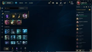Vendo acc LoL com 241 skins e 160 essências míticas. - League of Legends