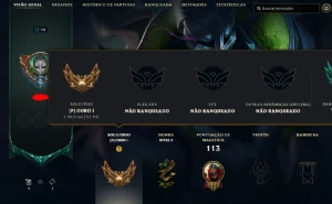 Conta LOL lvl 30 smurf com Zed Prestigio e Riven campeonato - League of Legends
