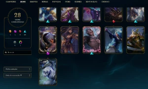 Conta LOL lvl 30 smurf com Zed Prestigio e Riven campeonato - League of Legends