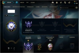 CONTA DIAMANTE 4 PARA SMURFAR - League of Legends LOL