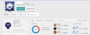CONTA DIAMANTE 4 PARA SMURFAR - League of Legends LOL