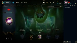 Conta com Nick de Campeão - Email Não Verificado - League of Legends LOL