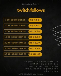 seguidores no Instagram! 1k por R$15,99 - Redes Sociais