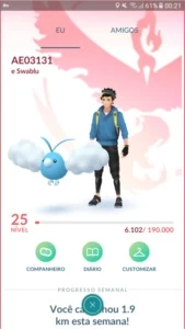 Conta PokémonGO