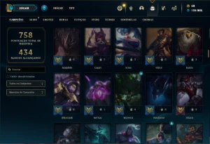Conta prata 2 com TODOS os champs e 265 Skins ( MAIN ADC ) - League of Legends LOL