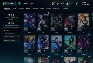 Conta prata 2 com TODOS os champs e 265 Skins ( MAIN ADC ) - League of Legends LOL