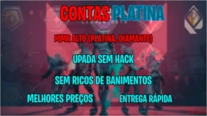 CONTAS PLATINA VALORANT SMURF