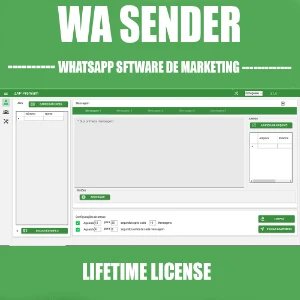 WA Sender + Gerador de licenças