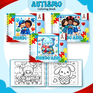 Livro para colorir Autismo estilo Bobbie Goods