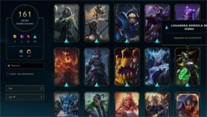 Conta 161 skins, gold 3 - League of Legends LOL