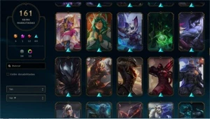 Conta 161 skins, gold 3 - League of Legends LOL