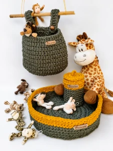 Kit de Crochê Francisco para Quarto de Bebê