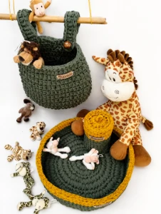 Kit de Crochê Francisco para Quarto de Bebê - Artesanato e Personalizados