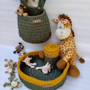 Kit de Crochê Francisco para Quarto de Bebê - Artesanato e Personalizados