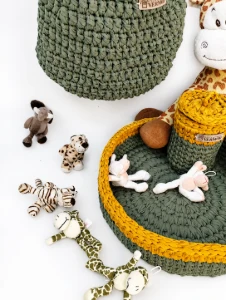 Kit de Crochê Francisco para Quarto de Bebê - Artesanato e Personalizados