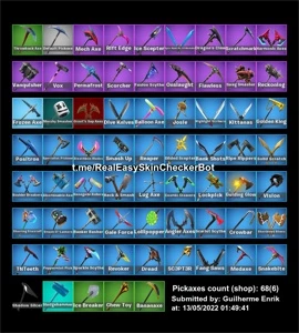 Conta de fortnite com 86 skins.
