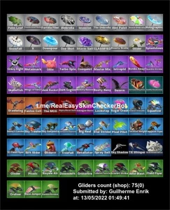 Conta de fortnite com 86 skins.