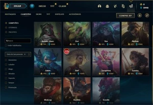 CONTA MESTRE!!! 148 CHAMPIONS//106 SKIN MMR ALTO!!! LV 284!! - League of Legends LOL