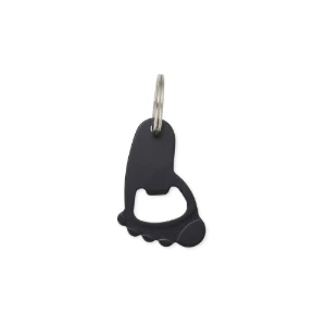 Chaveiro Abridor Pezinho Preto em Metal - Artesanato e Personalizados