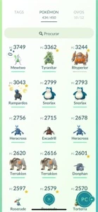 CONTA POKEMON GO SHINY MEWTWO E 9 MEWTWOS - Pokémon