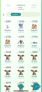 CONTA POKEMON GO SHINY MEWTWO E 9 MEWTWOS - Pokémon