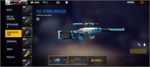 Vendo conta de Free fire, com barbinha, angelical azul😄 - Albion Online