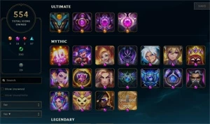 Conta PRESTIGIOSA OLD - League of Legends LOL