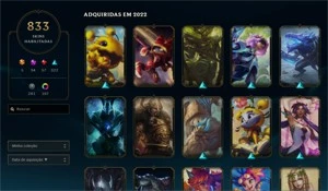 Conta PRESTIGIOSA OLD - League of Legends LOL