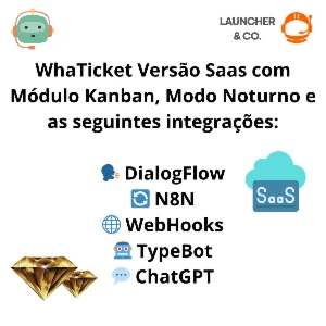 Script CRM WhaTicket Gold com SaaS e Kanban Inclusos - Outros