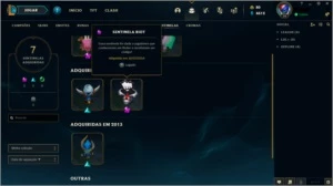 Conta 2012 inativa c. Elise vitoriosa - League of Legends LOL