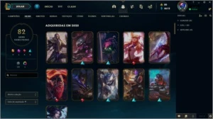 Conta 2012 inativa c. Elise vitoriosa - League of Legends LOL