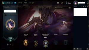 ACC LVL 108+150 SKINS+ TODOS CHAMPS+ BORDA PLATINA - League of Legends LOL