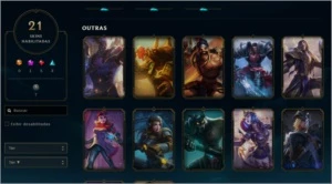 Conta LOL Gold 3 (plat 3 TFT) c/ Twitch Medieval - League of Legends