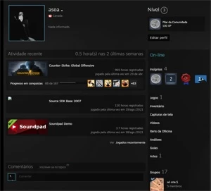Conta Level 20 GC e 10 Faceit - Counter Strike CS