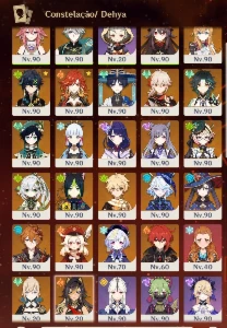 Conta Genshin (ar 60 )+ Honkai Impact(LV88) / Star Rail(70) - Genshin Impact
