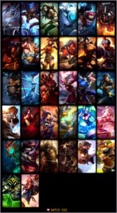CONTA MAIN GOLD 1 # 89 CAMPEÕES # 32 SKINS - League of Legends LOL