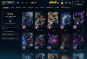 Prata 2 com 120 Champs e 42 Skins ( ADC / SUP / MID ) - League of Legends LOL