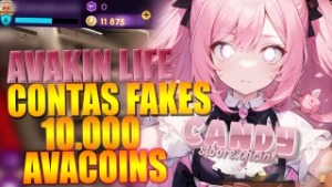 ✨Conta Fake Avakin Life 🤑 [ 10.000 Avacoins ] 🤑