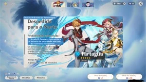 Conta AR 37 com Jean, Qiqi e Razor Valor negociável - Genshin Impact