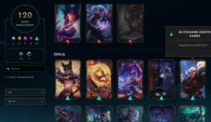 Conta LOL com 120 skins nivel 283 com todos dados - League of Legends